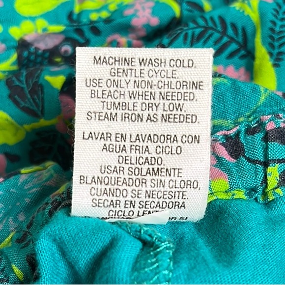 Floral Blue and Green Skort - Picture 8 of 8